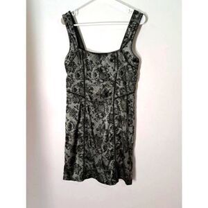 Intimately Free People women's medium Lingerie dress gray black sweetheart